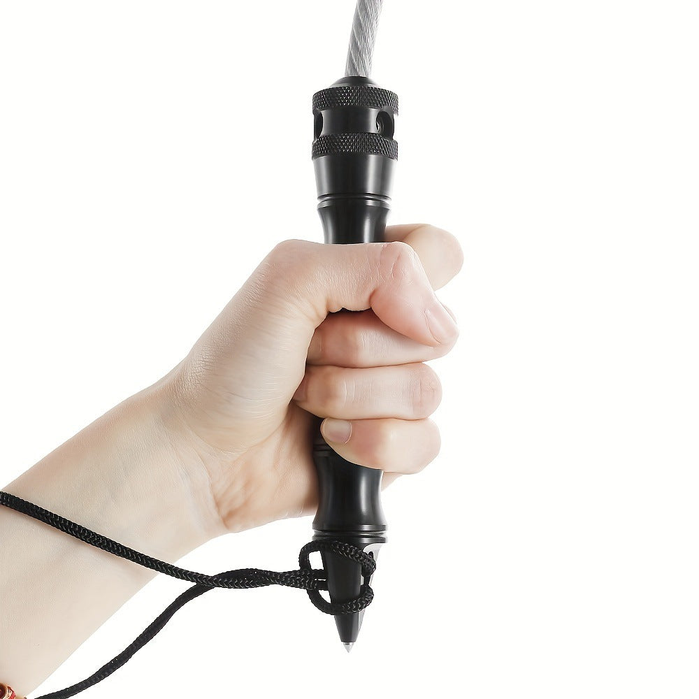 Portable EDC Emergency Stick with Seven-Core Steel Rope