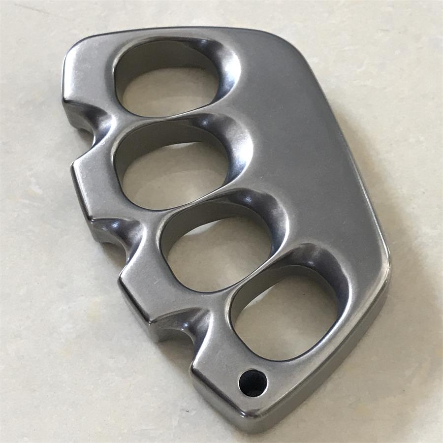 Creative Stonewashed Polished Style Big Hole Titanium Outdoor Tool