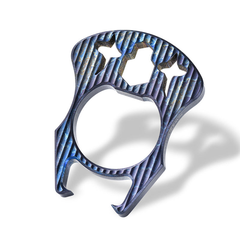 Mini Multifunctional Titanium Bottle Opening EDC Tool Hung on The Keyaccessoryr