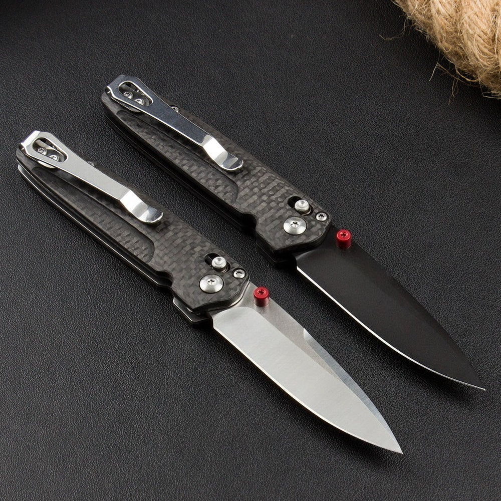 BM485 Carbon Fiber Handle D2 Outdoor Folding Tool