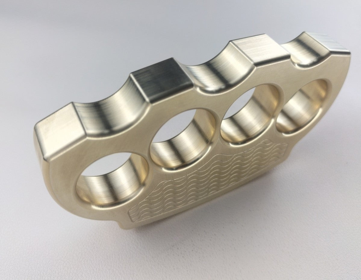 Brass Straight Wave Outdoor EDC Tools