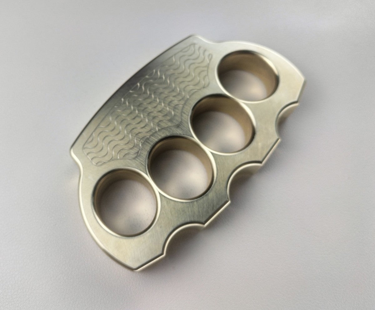 Brass Straight Wave Outdoor EDC Tools