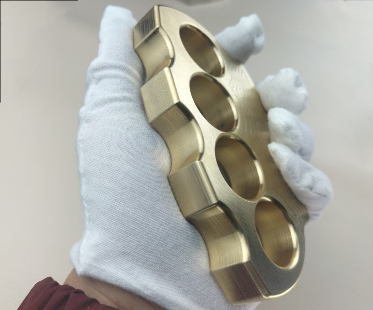 Brass Straight Wave Outdoor EDC Tools