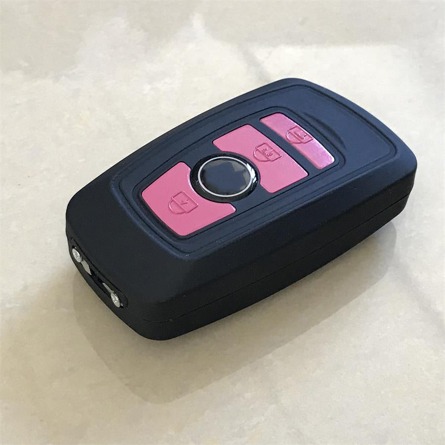 Portable Pink Silver Car Key Outdoor Tool