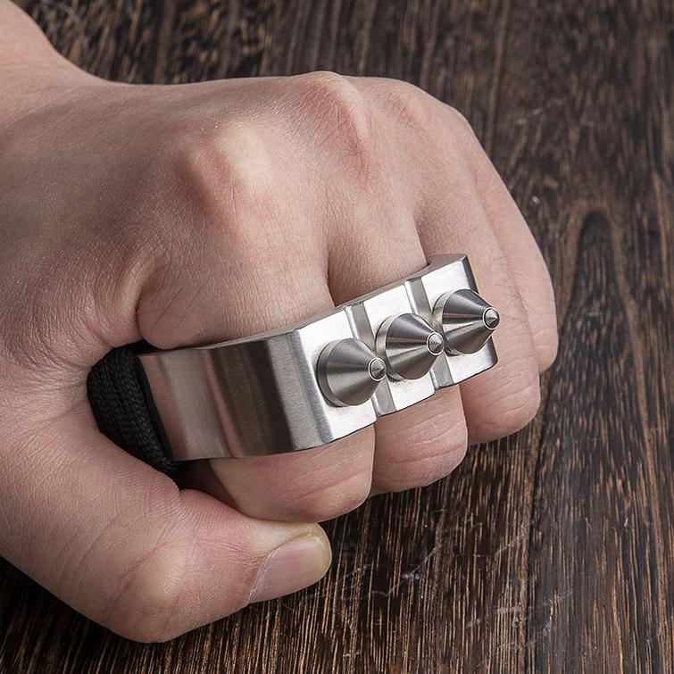 2 Finger Brass Knuckles - Tacsafeworld EDC Gadgets