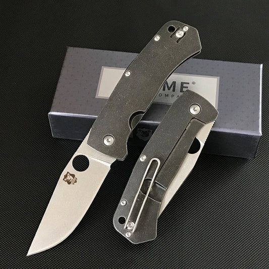 LIOME Outdoor Folding D2 Titanium Alloy Handle Pocket Tool