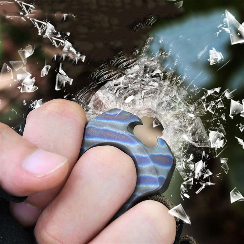 Mini Titanium Bottle Opener Portable Pendant Backpack Keychain