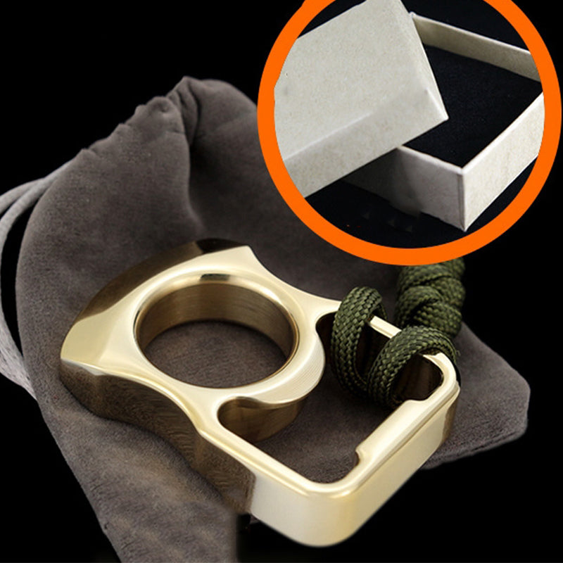Round arc brass outdoor portable edc bottle opener