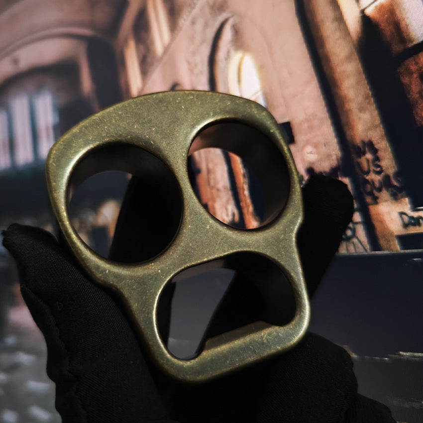 Skull Bottle Opening EDC Brass Outdoor Portable Tool