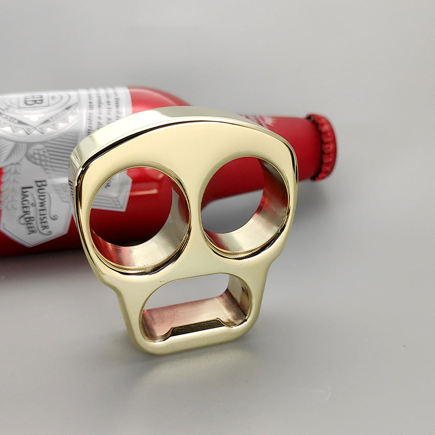Skull Bottle Opening EDC Brass Outdoor Portable Tool