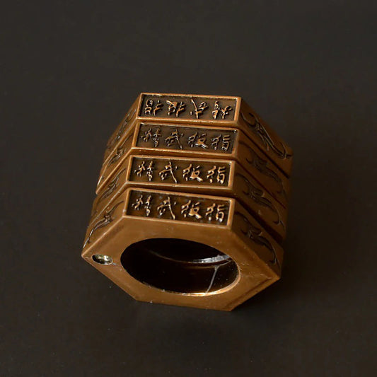 Folding Magic Hexagon Ring Outdoor EDC Tools