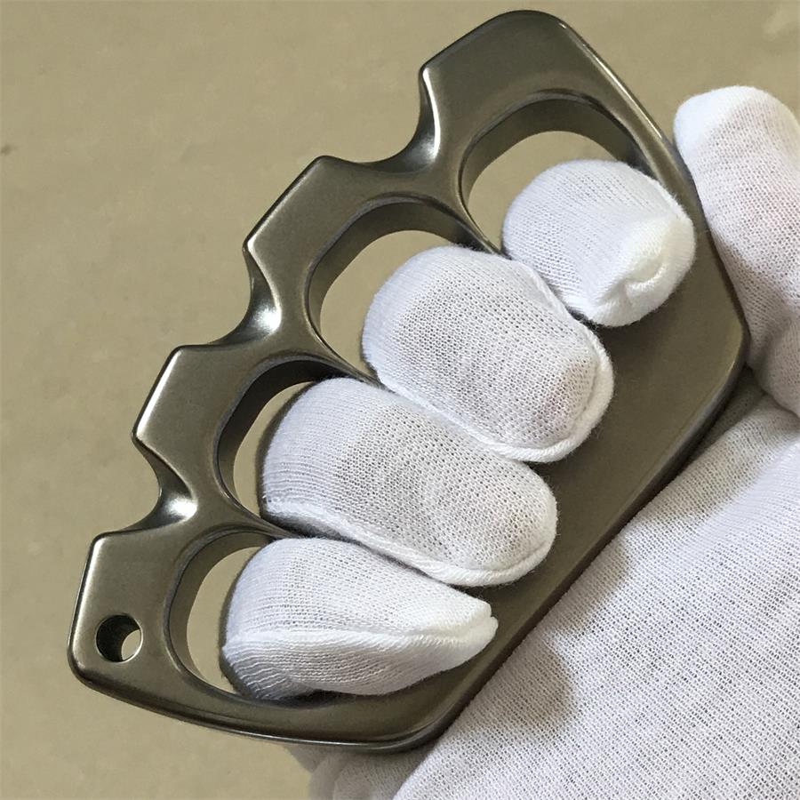 Creative Stonewashed Polished Style Big Hole Titanium Outdoor Tool