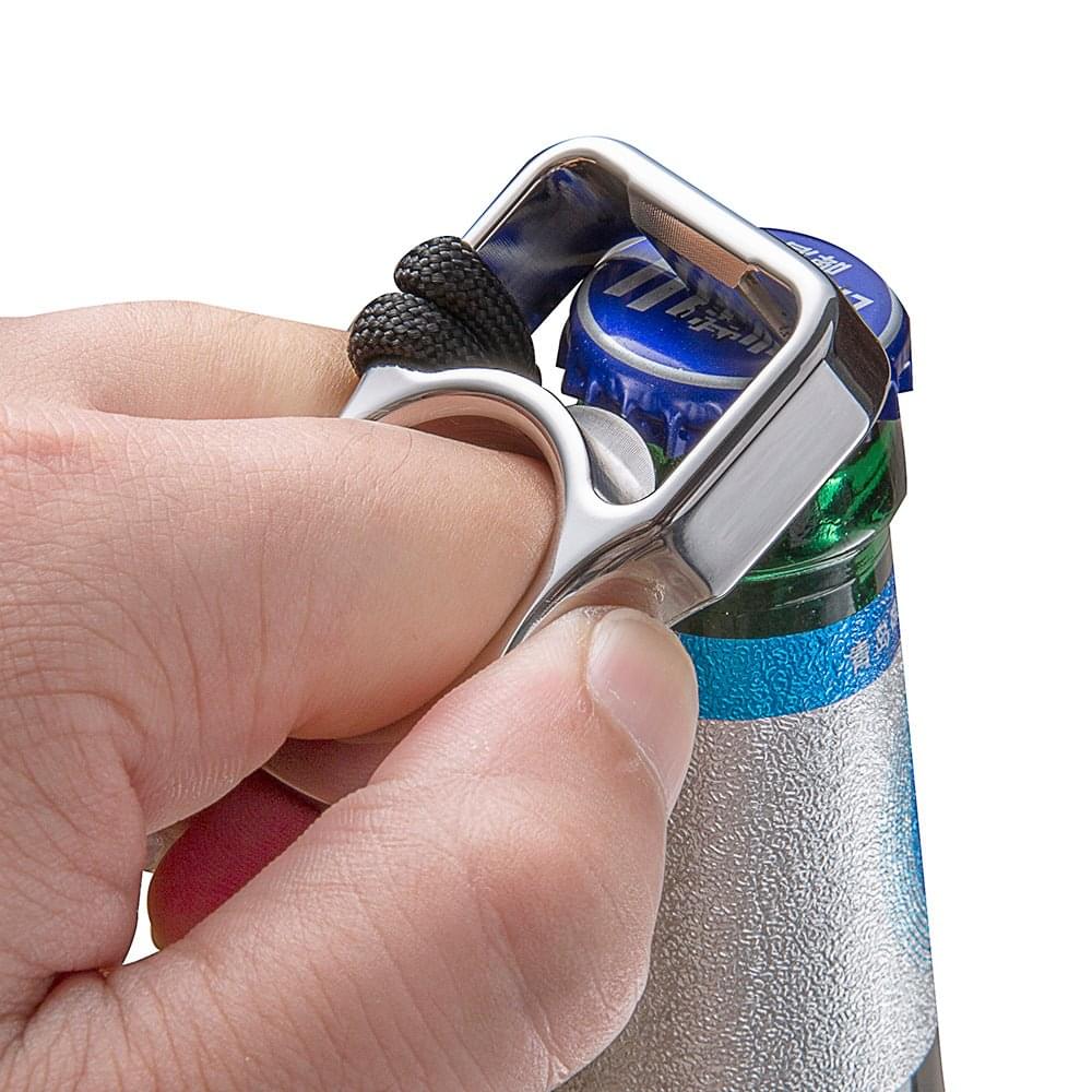 Full 304 Stainless Steel EDC Ring Bottle Opener Multi Tool