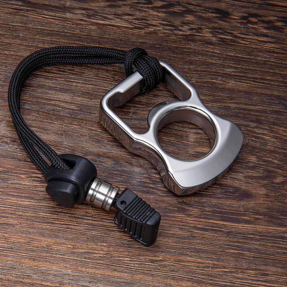 Full 304 Stainless Steel EDC Ring Bottle Opener Multi Tool