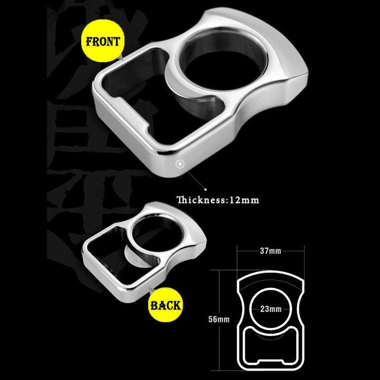 Full 304 Stainless Steel EDC Ring Bottle Opener Multi Tool