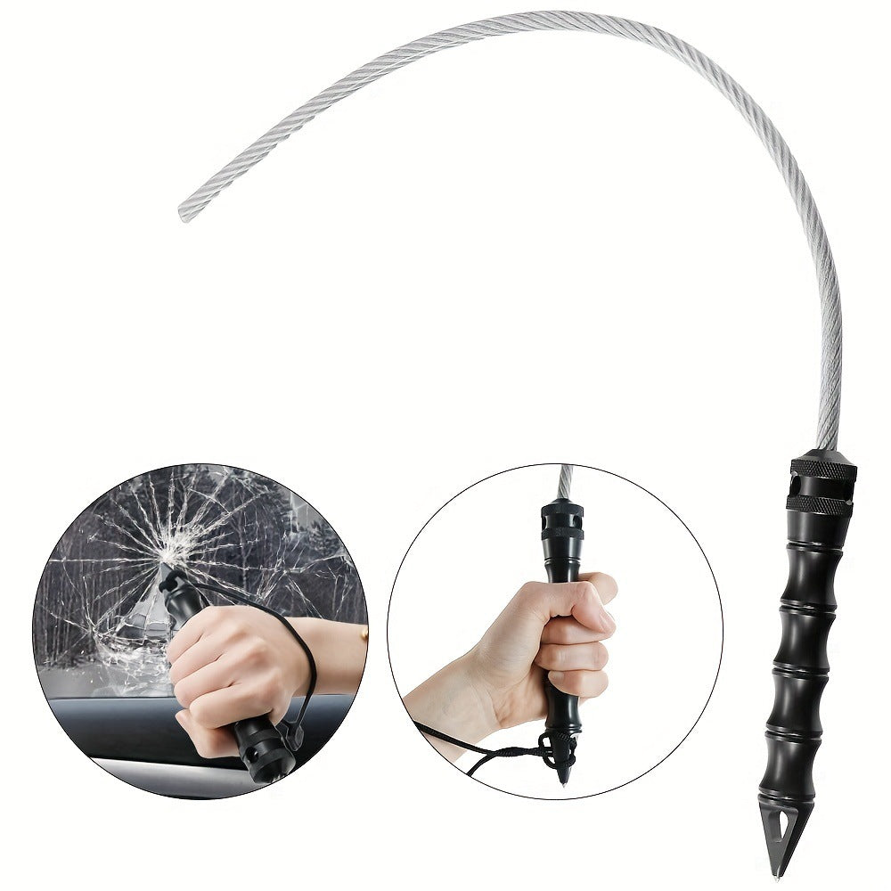 Portable EDC Emergency Stick with Seven-Core Steel Rope