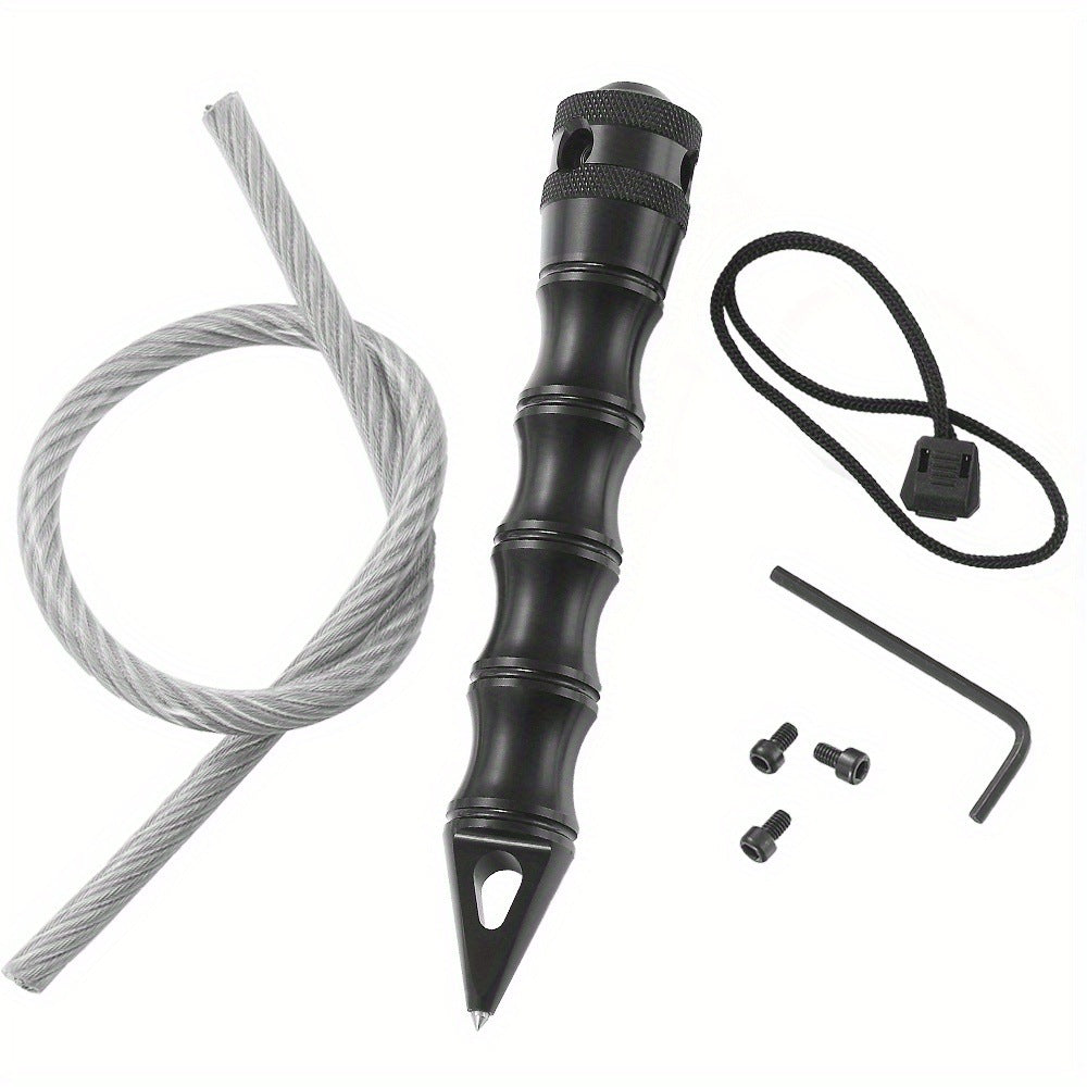 Portable EDC Emergency Stick with Seven-Core Steel Rope