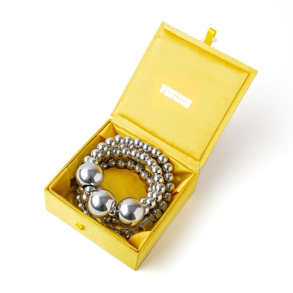 Acala Full Stainless Steel Self Defense Beads Bracelet