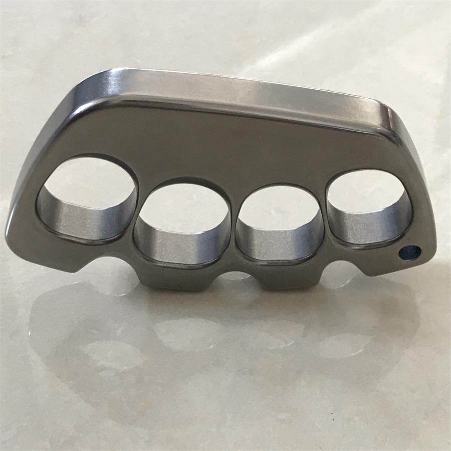 Creative Stonewashed Polished Style Big Hole Titanium Outdoor Tool