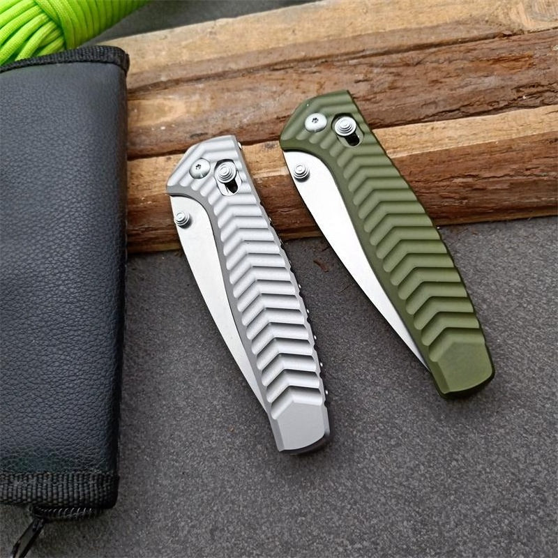 BM781 Green D2 Steel Folding Outdoor Tool