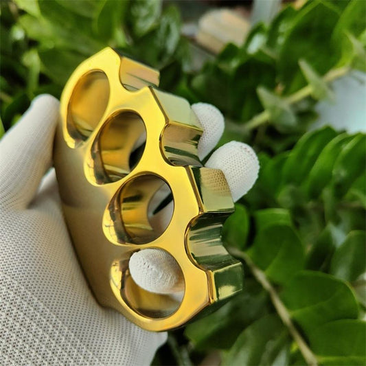Thickened Classic Anodized Gold-plated Polished Outdoor Large Hole Tool