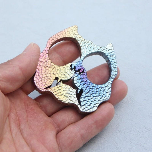 Bulldog Two Finger Titanium Knuckles - Tacsafeworld EDC Gadgets